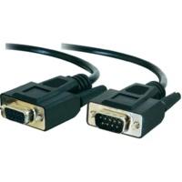 C2G 15m DB9 M/F Extension Cable Black (81382)