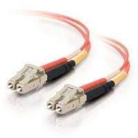 C2G 20m LC/LC Duplex 62.5/125 Multimode Fibre Cable with Clips