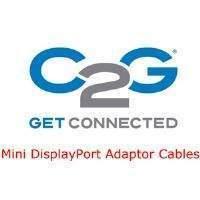 c2g 1m mini displayport male to displayport male adaptor cable