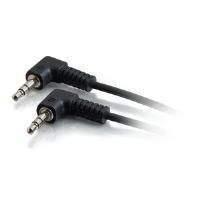 c2g 15m 35mm right angled stereo audio cable