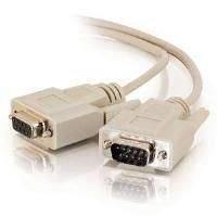 C2G 15m DB9 M/F Extension Cable (Beige)