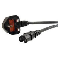 C2G 2m 250 Volt Hot Condition UK Power Cord (BS 1363 to IEC C15)