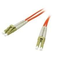 C2G 2m LC-LC 62.5/125 OM1 Duplex Multimode PVC Fibre Optic Cable (LSZH) - Orange