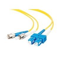 C2G SC-ST 9/125 OS1 Duplex Single Mode PVC Fiber Optic Cable - Yellow