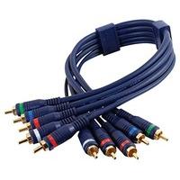 C2G 0.5m Velocity Component Video with RCA Stereo Audio Cable