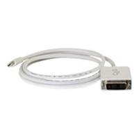 C2G 1m Mini DisplayPort Male to Single Link DVI-D Male Adapter Cable - White