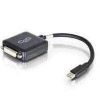 c2g 20cm mini displayport male to single link dvi d female adapter bla ...