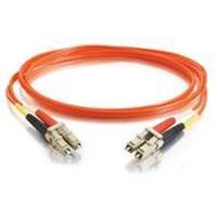 C2G 30m LC-LC 50/125 OM2 Duplex Multimode PVC Fibre Optic Cable (LSZH) - Orange