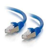 C2g (30m) Cat6a Booted Shielded (sstp) Network Patch Cable (blue)