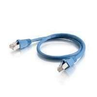 C2g (1m) Cat6a Shielded Patch Cable (blue)