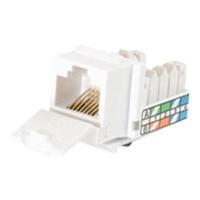 c2g 90deg cat5e rj45 utp keystone jack white