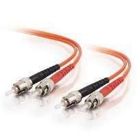 C2G 3m ST/ST LSZH Duplex 62.5/125 Multimode Fibre Patch Cable