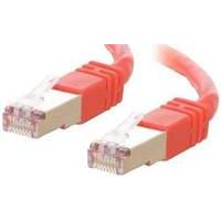 C2g (10m) Cat5e Non-booted Shielded (stp) Network Patch Cable (red)