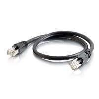 C2g (1m) Cat6a Shielded Patch Cable (black)