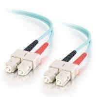 C2g 5m Sc/sc 10gb Duplex 50/125 Om3 Multimode Pvc Fibre Cable (lszh)