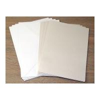 c5 pearlised blank cards envelopes white pearl