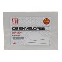 C5 White 24 Pack Of Peel & Seal Envelopes