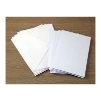 C6 Blank Cards & Envelopes White