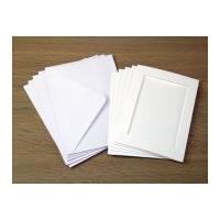 C6 Rectangle Aperture Cards & Envelopes White