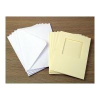 C6 Square Aperture Cards & Envelopes Cream