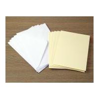 C6 Blank Cards & Envelopes Cream