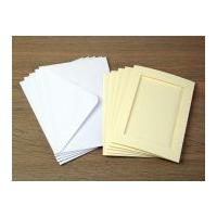 C6 Rectangle Aperture Cards & Envelopes Cream