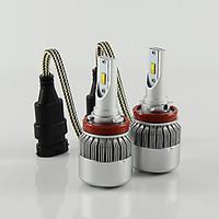 c6 h11 led headlight for car with 2side goods quality chips 36w power