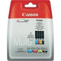 Canon Ink CLI-551Multipack Original Set Photo black, Cyan, Magenta, Yellow 6509B009