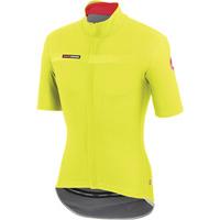 Castelli Gabba 2.0 Short Sleeve Cycling Jersey Yellow Fluo