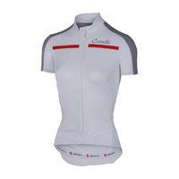 Castelli Ispirata FZ SS Womens Jersey White/Grey