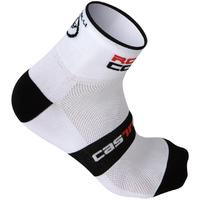 Castelli Rosso Corsa 6 Sock White