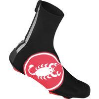 Castelli Diluvio Shoe Cover 16 Red Scorpion