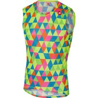 castelli pro mesh sleeveless base layer multicolorfluo