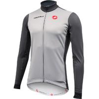 Castelli LS Thermal Jersey FZ Arctic Grey/Black