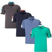 callaway contrast shoulder block polo shirts