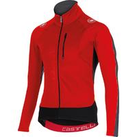 Castelli Trasparent LS Windproof Jersey Red/Black