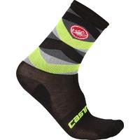 castelli fatto 12 sock blackyellow