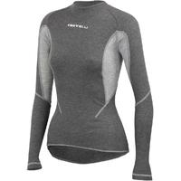 castelli flanders ls womens base layer grey