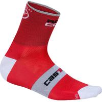 castelli rosso corsa 9 sock red