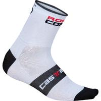 castelli rosso corsa 9 sock white