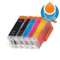 canon pgi 520cli 521 multipack compatible edible ink cartridge 5 pack