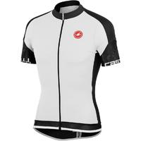 Castelli Entrata Full Zip SS Jersey White