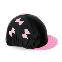 Carrots Bow Hat Cover Black Pink