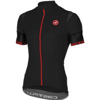 Castelli Entrata 2 Full Zip SS Jersey Black