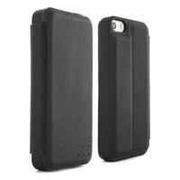 carbon fibre lined real leather case for iphone se edge edition