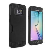 card slot case samsung galaxy s6 edge black