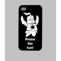 case - dark souls - solaire gentleman - praise the sun - iphone 4