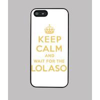 case iphone 55s keep calm and lolaso
