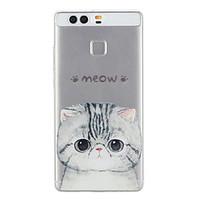 Cat Pattern Material TPU Phone Case For Huawei P9 P9 Lite