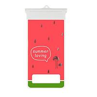 Cartoon Red Watermelon Pattern Mobile Phone Waterproof Bag for iPhone 7 6s 6 Plus